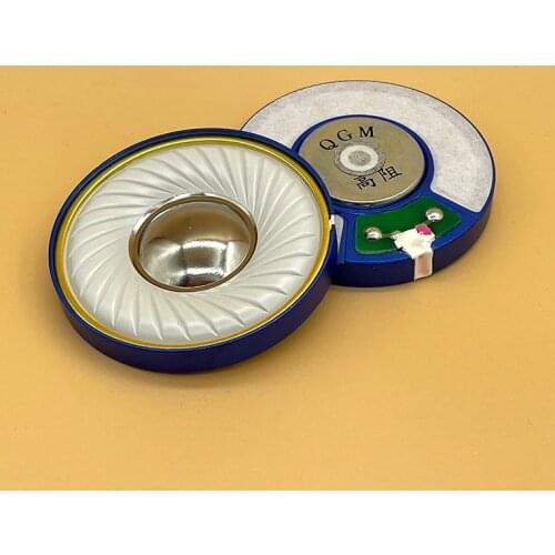 50mm Monitor Headphone Speaker 500 Ohm HiFi Headphones Driver Unit LCP Composite Beryllium Diaphragm Speaker Unit