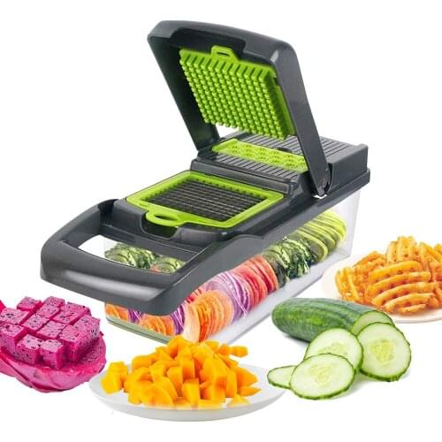 Vegetable cutting artifact multifunctional vegetable cutter shredder planer Dicer cucumber slicer egg filter
