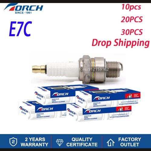 China Original Spark Ignition Candle TORC E7C Replace for NGK B6HS Champion L78C Beru 14-4A2 BOSCH W5AC Engines Drop Shipping