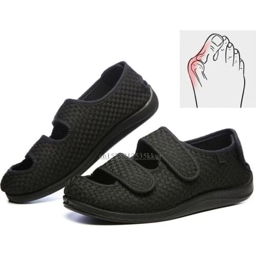Correction Widen Comfy Thumb Eversion Deformation Arthritis Edema Adjustable Flat Shoes Braces Supports