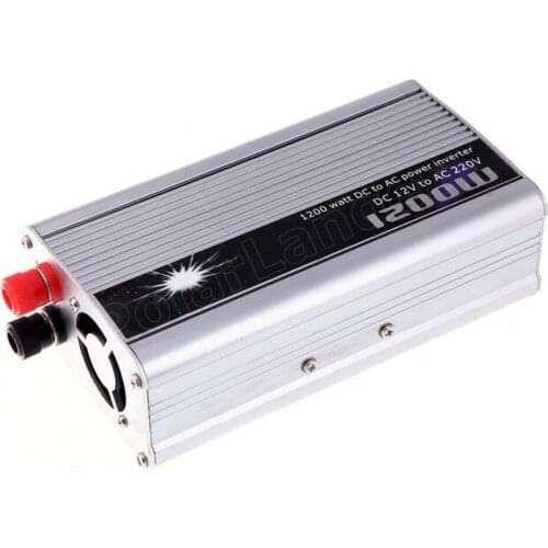 Modified Sine Wave car styling 1200W Car Inverter Converter DC 12V to AC 220V Power supply USB charger