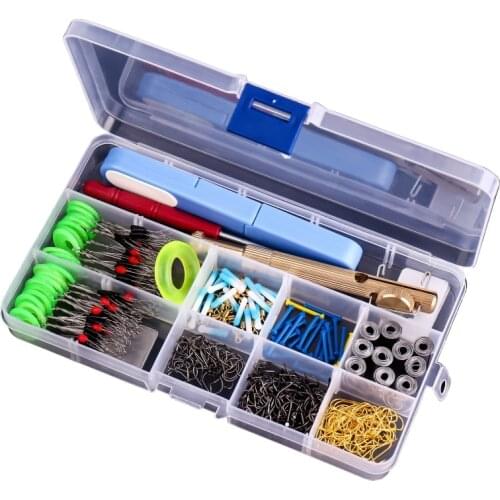 Fishing hook set full set of fishing accessories tool box