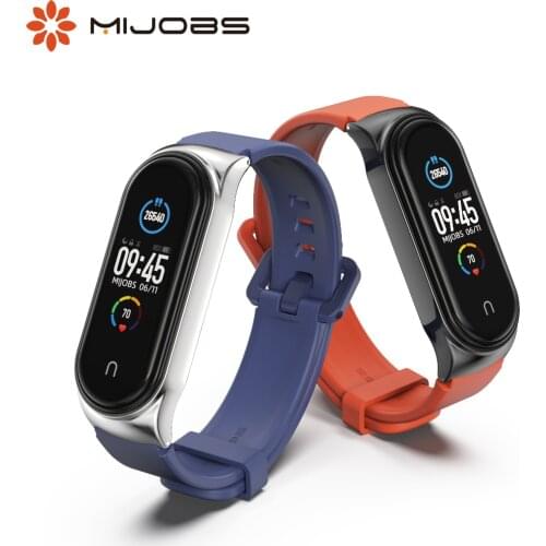 Strap for Xiaomi Mi Band 5 4 3 Silicone Bracelet for Mi Band 4 Strap Correa Miband 5 Wristbands Pulseira Replacement Accessories