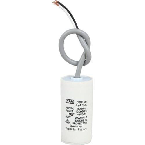 New washing machine capacitor CBB604UF6UF8UF10UF12UF14UF16UF450V motor capacitor