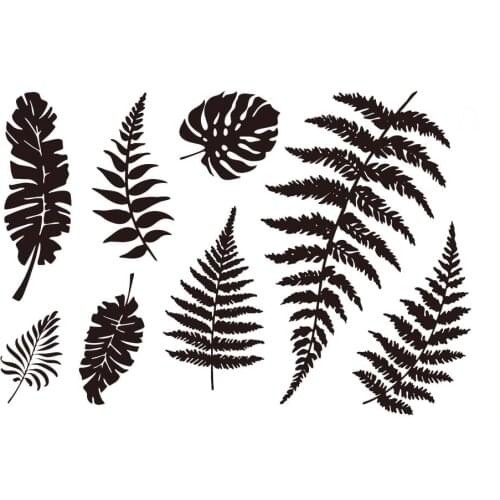 Leaf Transparent Clear Silicone Stamp/Seal for DIY scrapbooking/photo album Decorative clear stamp ST0915