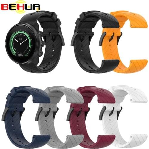 Wrist Strap for Suunto 7 9 Baro Watch Accessories Silicone Band for Suunto D5 9 Spartan Sport Wristband Replacement Bracelet