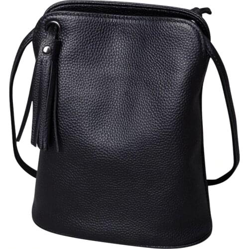 Genuine Leather Tassel Crossbody Bags Women Luxury Purse Ladies Small Shoulder Bag Fashion Money Wallets Female Messenger Bag