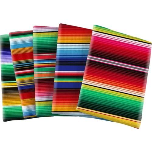 Bullet Fabric Printed Mexico Polyester Bubble Fabric DIY Kids Home Textile For Baby HeadWrap Bummies Patchwork Tiss 50*145cm