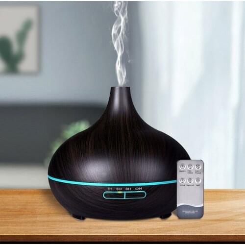 Air Humidifier Essential Oil Diffuser 400ML Electric Aromatherapy Diffusers Aroma Humidifier Ultrasonic Humidificador LED Light