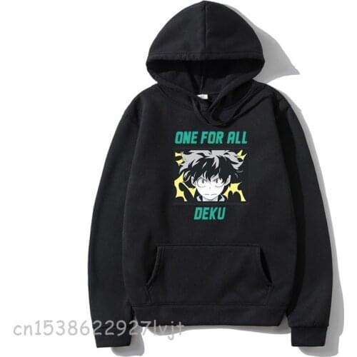 Harajuku Japan Anime My Hero Academia Hoodies Katsuki Bakugo Deku Sweatshirt Unisex Clothes Men Women Fleece Boku No Hero Jckets