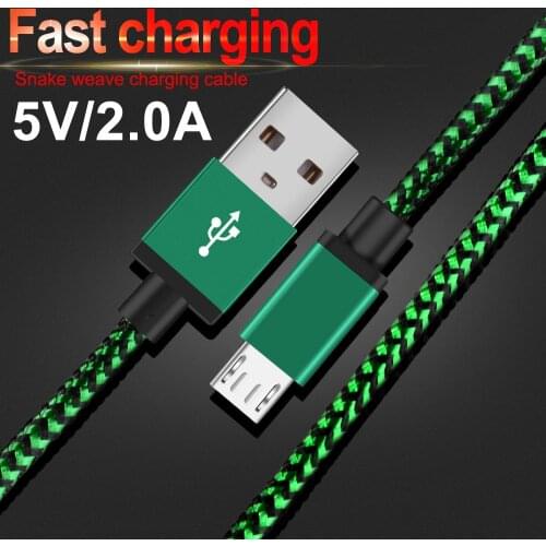 1/2/3 Meter USB Phone Cable Android Charger Cable USB Charging Wire Cord for Xiaomi Redmi 5 Plus 8 7 6 6A S2