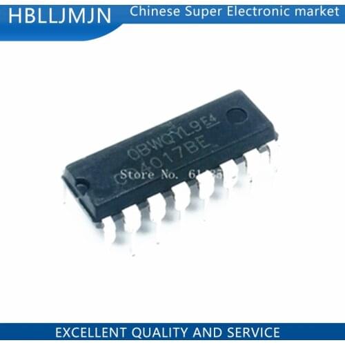 20PCS CD4017BE DIP16 CD4017 DIP CD4017B DIP-16