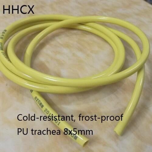 5 10 15 20meters/lot Yellow PU Trachea 8mm X 5mm Polyurethane Air Compressor Hose 8*5 MM Tube Flexible Air Tool Trachea 8x5 mm