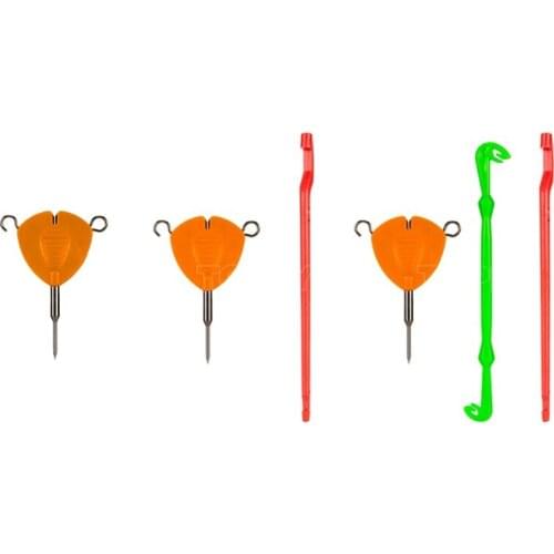 U2JB 5 in 1 Multi Puller Tool Carp Fishing Line Knotting Knotless Knot Rig Tackle Accessory