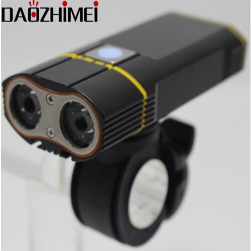 5000 Lumen USB Rechargeable Bicycle Light 2*XM-L T6 Headlight 4-modes Lamp Torch Bicycle Light Waterproof outdoor Headlight