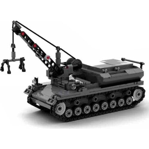 520Pcs DIY Creative Building Blocks Tank Armored Vehicle Toy Simulation Commisary Truck Puzzle Model Kit Block Toys For Kids