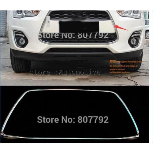 ABS Chrome Car front bumper Mesh Grille Around Trim Racing Grills For Mitsubishi ASX 2013 2014 2015