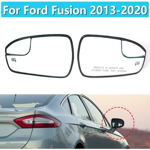 1 Pair for Ford Fusion 2013 2014 2015 2016 2017 2018 2019 2020 for USA Version Side Heated Wing Rear Mirror Glass DS7Z-17K707-F