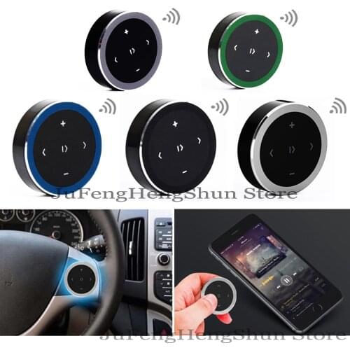 Start Siri Wireless Bluetooth Remote Control Car Steering Wheel Music Photo Smart Media Button rc for iphone Android Phone
