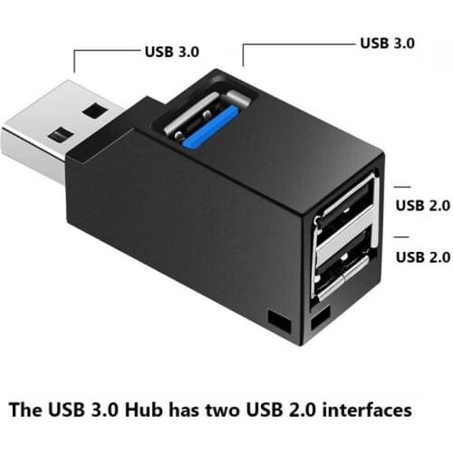 Wireless 3 In 1 USB 3.0 Hub For Laptop Adapter PC Computer USB 2.0 Charge Hub 3 Ports Notebook Splitter Dell Lenovo Accessories