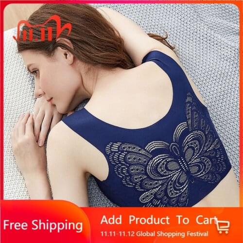 Plus Size Bra Sexy Bras for Women Beauty Back Female Underwear Comfortable Sleeping Padded Lace Bra Big Size