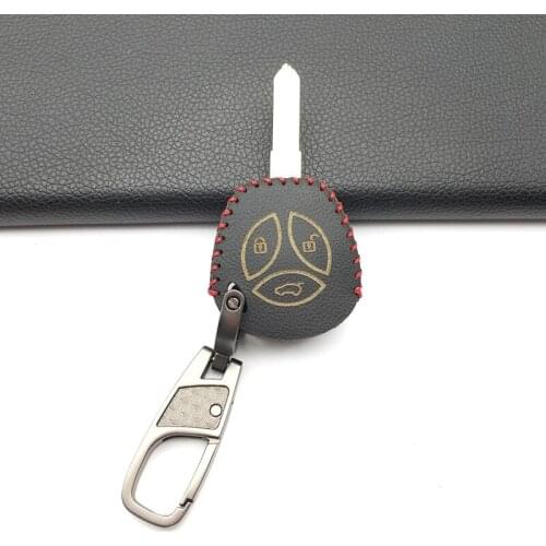 For LADA Priora Sedan Sport Kalina Granta Vesta X-Ray 3 Button Leather Car Remote Key Fob Cover Case Set Protector Protect Shell