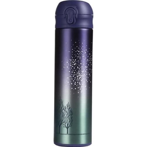 Double Wall Stainless Steel Vacuum Flasks 500ml Thermos Cup Coffee Tea Milk Travel Mug Thermo Bottle Gifts Thermos Cup