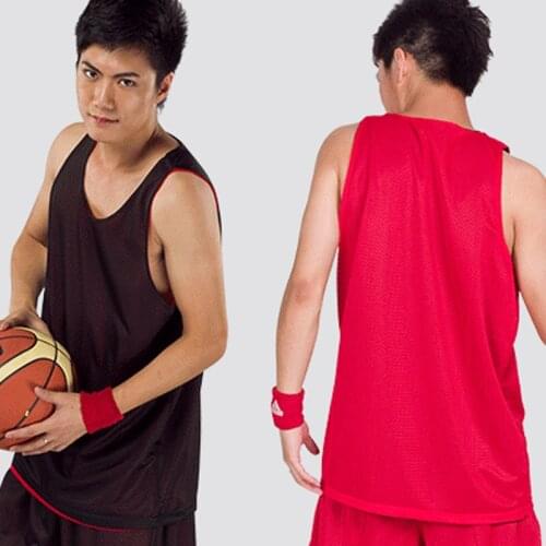 Hot 2020 Outdoor Summer Sport Jogger Jogging Basketball Jersey Men Fitness Running GYM Breathable Reversible mesh Training Vest