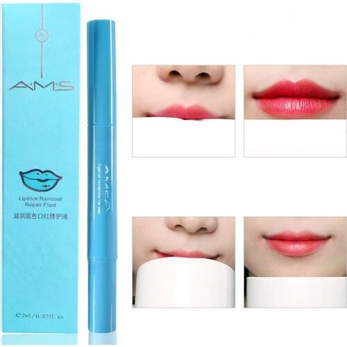 Lips Lipstick Fixed Color Lips Glaze Raincoat Lip Protection lasting not easy to fade moistening not sticky Waterproof