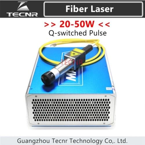MAX 20W 30W 50W Q-switched Pulse Fiber Laser Series GQM 1064nm Fiber Laser Marking Machine