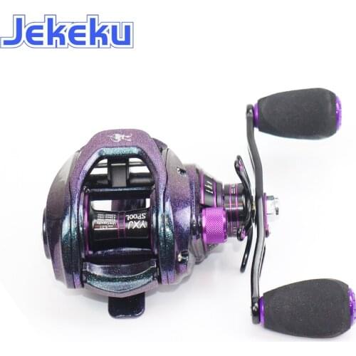 JEKEKU NEW UltraLight Baitcasting Fishing Reel 14BB 6.3:1 Metal Spool Magnetic Beautiful Coat Casting Reel for UL Fishing Lure