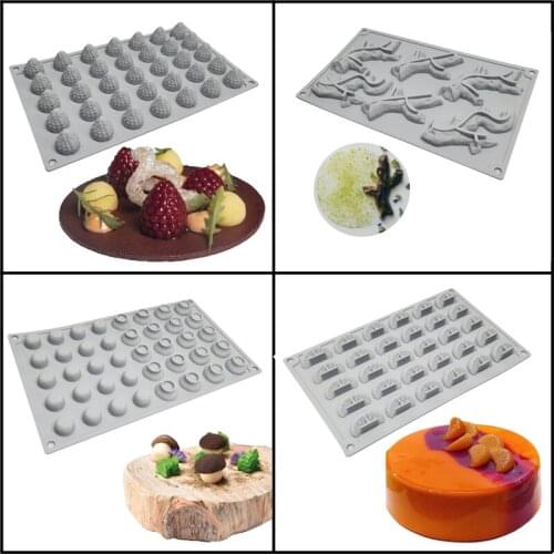 Meibum 5 Types Silicone Cake Molds Dessert Placing Decoration Mould Lace Mat Fondant Model Pastry Baking Tools Bakeware