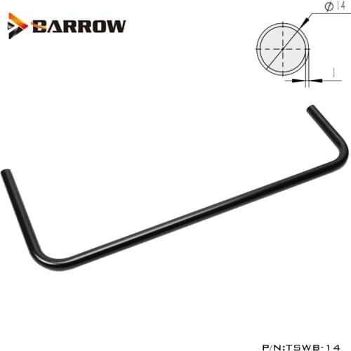Barrow Copper Metal Tube ,OD 14MM Outer Diameter ,490MM Length ,Custom Computer Case Liquid Cooling Hard Tube , TB14-490 TSWB-14