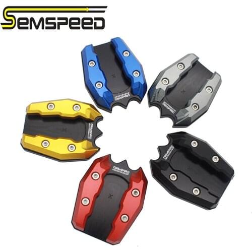 Semspeed Edge Pads Fits For Honda MF13 For300 250 125 350 2017-2019 2020 Motorcycle Side Stand Kickstand Extension Pads Parts