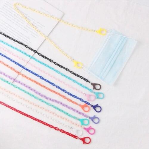 New Acrylic Mask Lanyard Mask storage artifact Portable Mask Storage Chain Student chains for storing masks Eyeglasses Chain