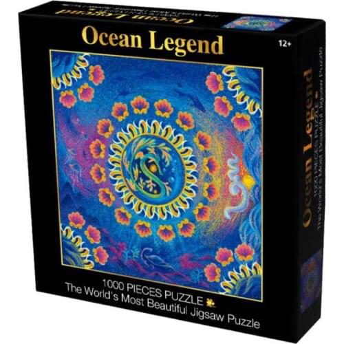 500/1000 Pieces Mandala Windmill Jigsaw Puzzles Round Square Picture Adult Kids 63HE