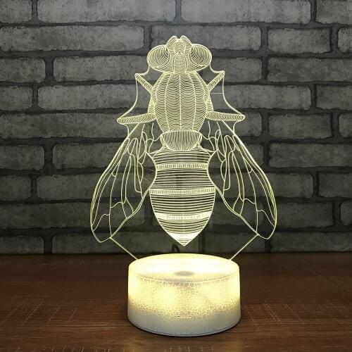 Factory Direct Supply 3d Small Lamp Creative Gift New Strange Place Vendor Led Night Light Wholesale 3d Light Fixtures