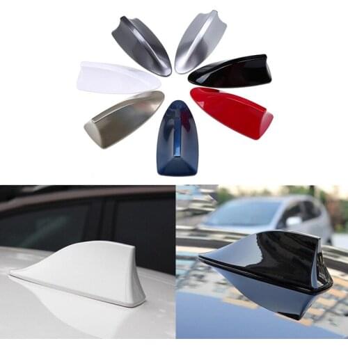 Universal Car Shark Fin Antenna Auto Radio FM/AM Signal Design For All Cars Aerials Antenna Car Styling Decoration Antenna