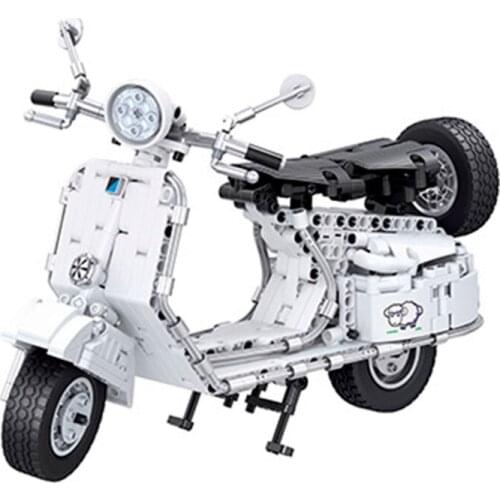 1pcs High-drilled Education Assembly Motorcycle Kits, Motorbikes Construction Particles Set for Scooter Lovers