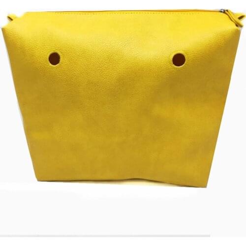 1 pcs canvas /pu leather inner bag insert for obag classic mini bag 2017 new pattern inserts for obag am bag justo