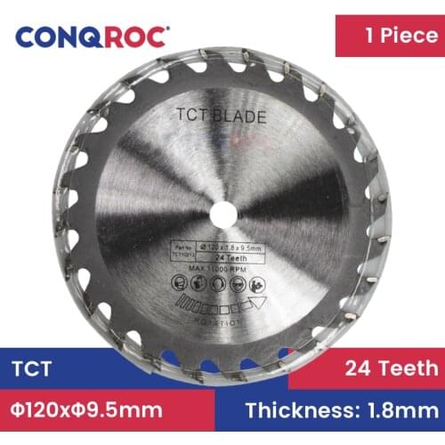 120x9.5mm TCT Circular Saw Blade 24 Teeth Woodworking Cutting Disc Carbide Tipped Wood Saw Blade