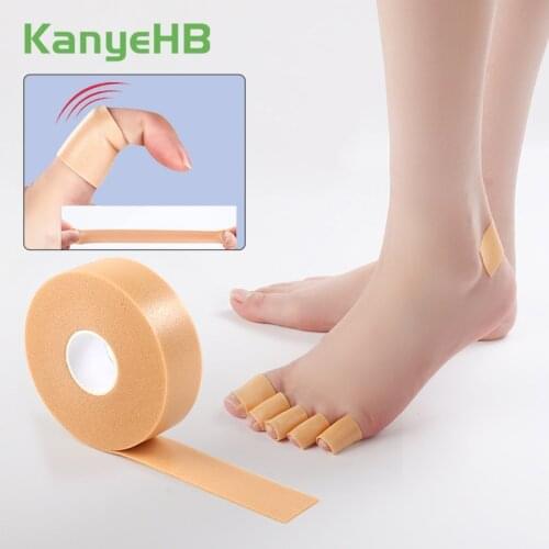 2pcs Multi-functional Bandage Rubber Plaster Tape First Aid Kits Self-adhesive Elastic Wrap Anti-wear Waterproof Heel Foot Pad