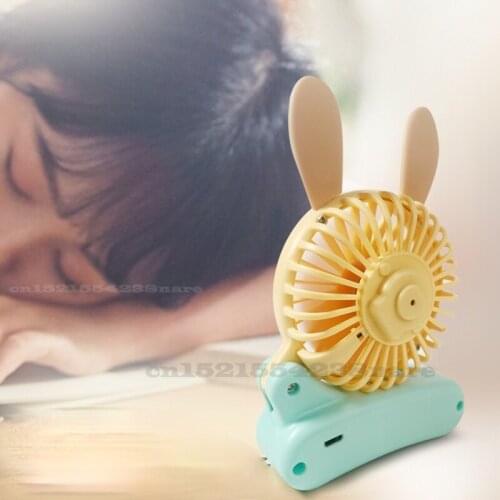 2021 USB Rechargeable mini fan portable handheld Foldable fan desktop mini fan Enduring Silent Small Air Cooler 350Ah