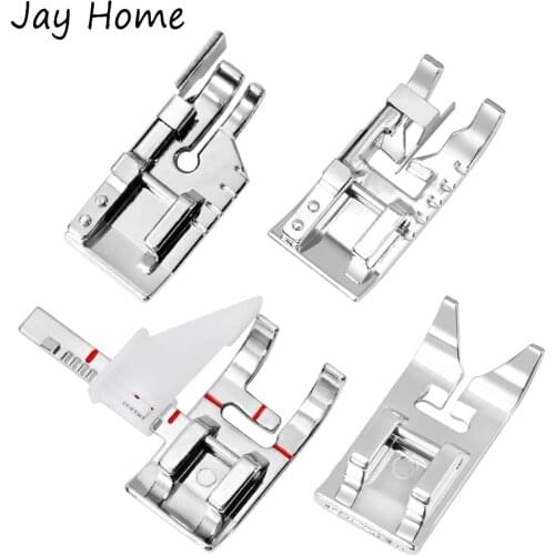 4/2/1PC Sewing Machine Foot Adjustable Guide Sewing Machine Presser Foot Hemming Foot Kit For Home Sewing Machine