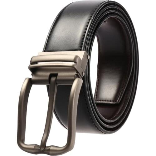 4color Genuine Leather Male Belt For Men Brand Luxury Mens Belt Pin Buckle Cowhide Fashion Designer Belt Men Good Quality Strap