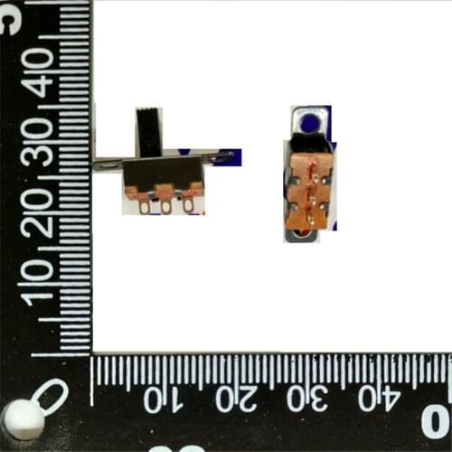 5pcs 2 speeds toggle single row three legs vertical sliding switchSS-12F15 (1P2T)