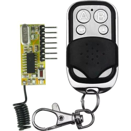 5V DC 4CH RF Receiver Transmitter Module Output DC5V 4CH high Level TTL Transceiver Module Relay driver Module 315/433mhz