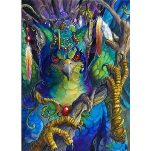 5D DIY Full Round/Square Diamond Painting Cartoon Eagle 3D Embroidery Cross Stitch Rhinestone Mosaic Home Decor Art Yc1057