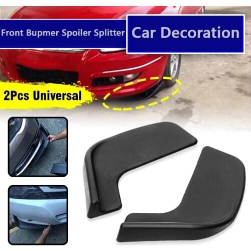 Car Universal Front Bupmer Spoiler Splitter Diffuser Front Shovels Accessories