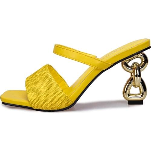 AnkleFemale Footwear Ladies Sandals Strap Women Shoes 823-2 Buckle Heels Designer High Heels Fashion Slippers Sexy Mules Sandals